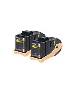 Тонер-картридж S050606 желтый для AcuLaser C9300 (2 штуки) Epson