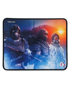 Коврик для мыши MP-GAME21 рисунок-Survarium, 250*200*3мм, ткань+резина, оверлок Gembird