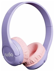 Наушники беспроводные Sudio K1 Kidz K1PUR детские накладные, цвет: фиолетовый