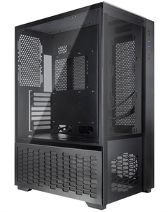Корпус ATX PAEAN PREMIUM 0R20B00208 черный, без БП, боковая панель из закаленного стекла, USB Type-C, 2*USB 3.0, audio Raijintek
