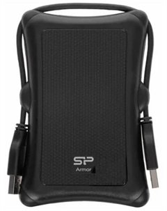 Внешний диск HDD 2.5'' SP020TBPHDA30S3A Armor A30 2TB USB 3.0 черный Silicon power