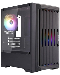 Корпус mATX BULLET HUNTER H2 ARGB Black H2-BK-4F7 1stplayer