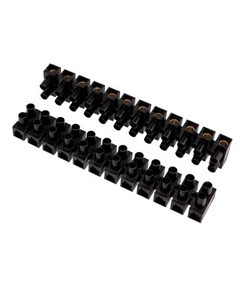 Клеммная колодка 07-5035-2 винтовая KВ-35 10-35, ток 80 A, полипропилен черный Rexant