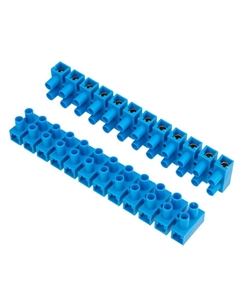 Клеммная колодка 07-5035-4 винтовая KВ-35 10-35, ток 80 A, полипропилен синий Rexant