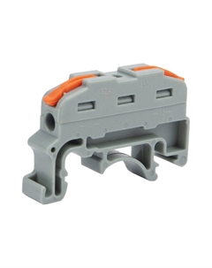 Клемма 07-6263-1-05 СМК 222-421D проходная 1-полюсная, с креплением на DIN-рейку Rexant