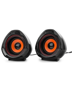 Компьютерная акустика 2.0 SPK-105 черная, 5 Вт, рег. громкости, питание USB Gembird