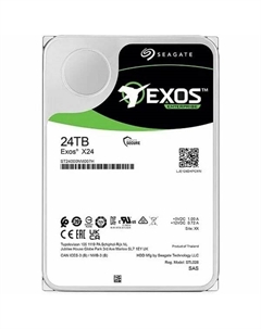 Жесткий диск 24TB SAS 12Gb/s ST24000NM007H 3.5" Exos X24 7200 rpm, 512 MB Seagate