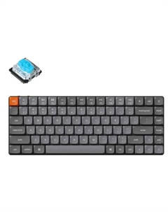 Клавиатура Wireless K3 Max K3M-H2 QMK, 84 клавиши, RGB-подсветка, Gateron Blue Switch Keychron