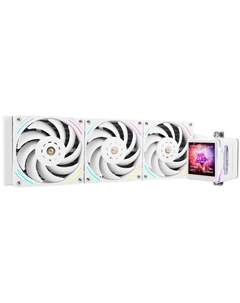 Система охлаждения жидкостная Elite Vision 360 White ARGB LGA115x/1200/1700/1851/AM4/AM5 (3*120mm, 2150rpm, 69CFM, 28dBa, 4-pin PWM) Thermalright