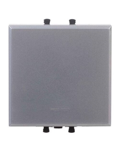 Переключатель 4404112 одноклавишный модульный, "Закаленная сталь", 2модуля, "Avanti" Dkc