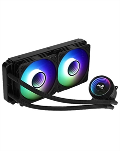 Система охлаждения жидкостная Mirage L240 BK 4710562755992 LGA2066/2011/1200/115x/775/AM4/AM3+/AM3/AM2+/AM2/FM2/FM1 (Al+Cu, 2*120mm, 600-1800 Aerocool