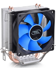 Кулер ICEEDGE MINI FS V2.0 S775/1150/1155/1156/AM2/AM2+/AM3/AM3+/FM1/754/939/940 (Al+Cu,80x80x25 мм,2200rpm,28 CFM,25дБ,3-pin) Deepcool