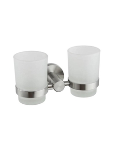 Стакан для зубных щеток D212280 двойной цвет Сталь D-lin