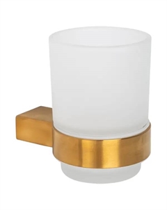 Стакан для зубных щёток Vidage Неверка подвесной стекло цвет золото