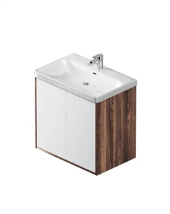 Тумба под раковину AM.PM Stern напольная 75 см цвет белый/орех Am.pm.