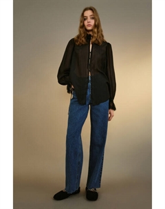 Джинсы прямые с высокой посадкой Befree