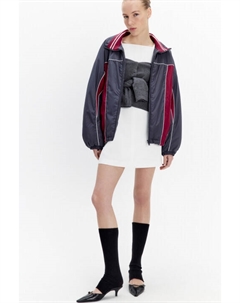 Куртка-олимпийка утепленная с геометрическим принтом Befree