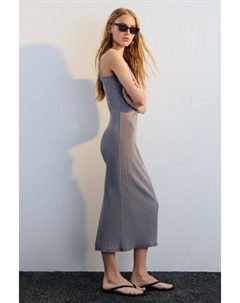 Платье-майка миди в рубчик Befree