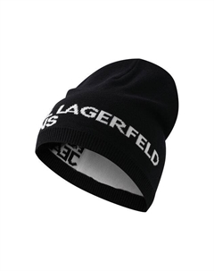 Шапка бини с логотипом Karl lagerfeld jeans