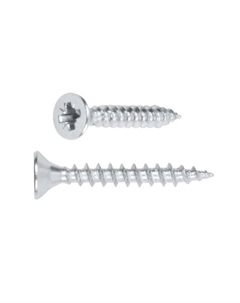 Шуруп универсальный SMP2-62600-200, 4.5х20 мм, белый цинк, 200 шт. в пластиковом контейнере Starfix