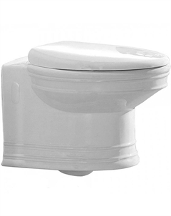 Унитаз подвесной 2021 с крышкой микролифт, белый глянцевый Ceramalux