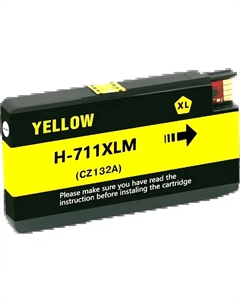 Картридж для струйного принтера NVP 711 Yellow (NV-CZ132A) Nv print