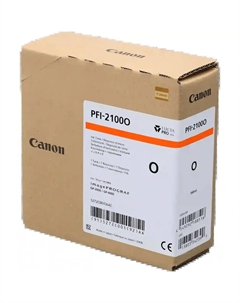 Картридж для струйного принтера PFI-2100 Orange (5272C001) Canon