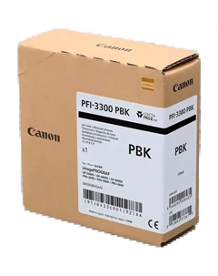 Картридж для струйного принтера PFI-3300 Photo Black (6433C001) Canon