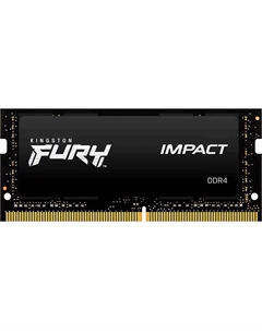 Оперативная память KINGSTON FURY Impact SODIMM DDR4 16GB 3200 MHz (KF432S20IB/16) Kingston