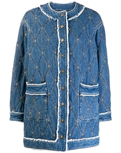 Just cavalli джинсовая куртка с декоративной строчкой 44 синий Just cavalli