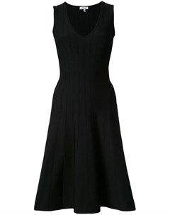 Casasola расклешенное платье со складками 40 черный Casasola