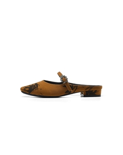 Сандалии с закрытым носком женские, коричневый Hla