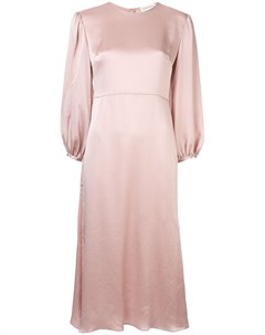 Mansur gavriel платье с рукавами бишоп 44 розовый Mansur gavriel