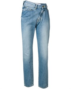 Facetasm джинсы с асимметричным поясом 3 синий Facetasm