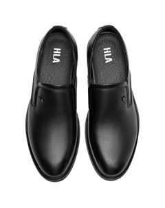 Мужские повседневные кроссовки низкие черные Hla