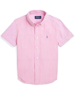 Детская розовая футболка Polo ralph lauren