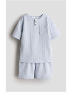 Хенли рубашка и шорты, синий H&m