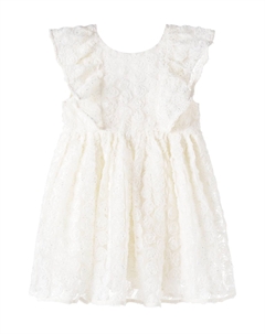 Платье из тюля Cianna с цветочными аппликациями, Eggnogg Konges slojd