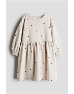 Платье свитшот оверсайз, бежевый H&m