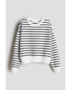 Толстовка с круглым вырезом, белый H&m