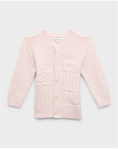 Кардиган для девочки с медведем интарсия, размер 3M-24M Childrenswear Ralph lauren