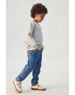 Зауженные джинсы из смеси хлопка, синий H&m