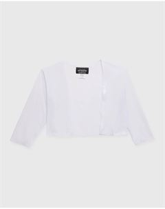 Жакет-болеро для девочки, размер S-XL, белый Un deux trois