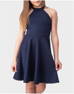 Платье для девочек с вырезом на шее и вырезом на спине, размер 7–16 Un deux trois