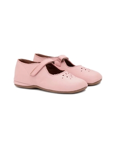 Кожаные балетки, розовый Pèpè