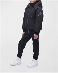 Детская куртка-бомбер со съемным капюшоном, размер XXS-XL Moose knuckles