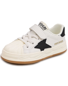 Скользостойкие амортизирующие износостойкие легкие низкие детские скейтбординговые туфли бежевый черный Kids' Budding