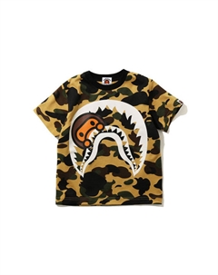 Футболка Shark Series с коротким рукавом для детей, коричневый A bathing ape®