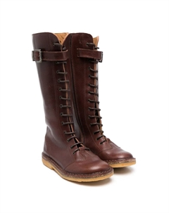 Сапоги на шнуровке, коричневый Pèpè