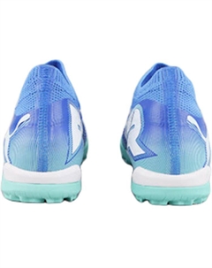 FUTURE 7 Детские футбольные бутсы мидтоп синие, Синий/Белый Puma